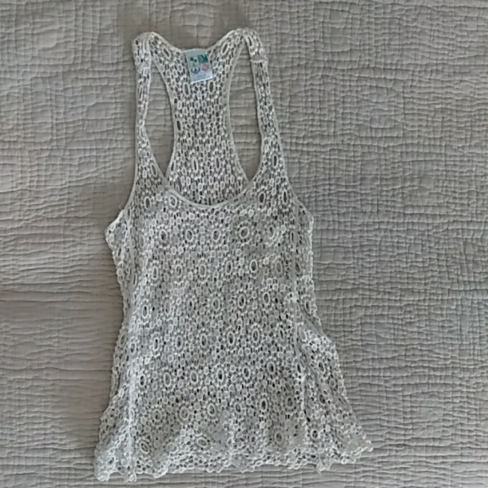 crocheted tank